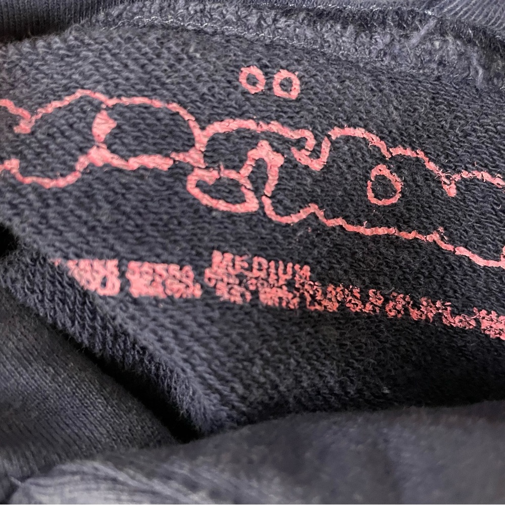 Young Thug Spider Hoodie Medium Worldwide Angel Number 555 Navy Pink R1 - Picture 10 of 11